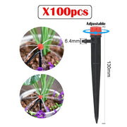 Essentialshouses U100Pcs Garden Automatic Watering Tool Set