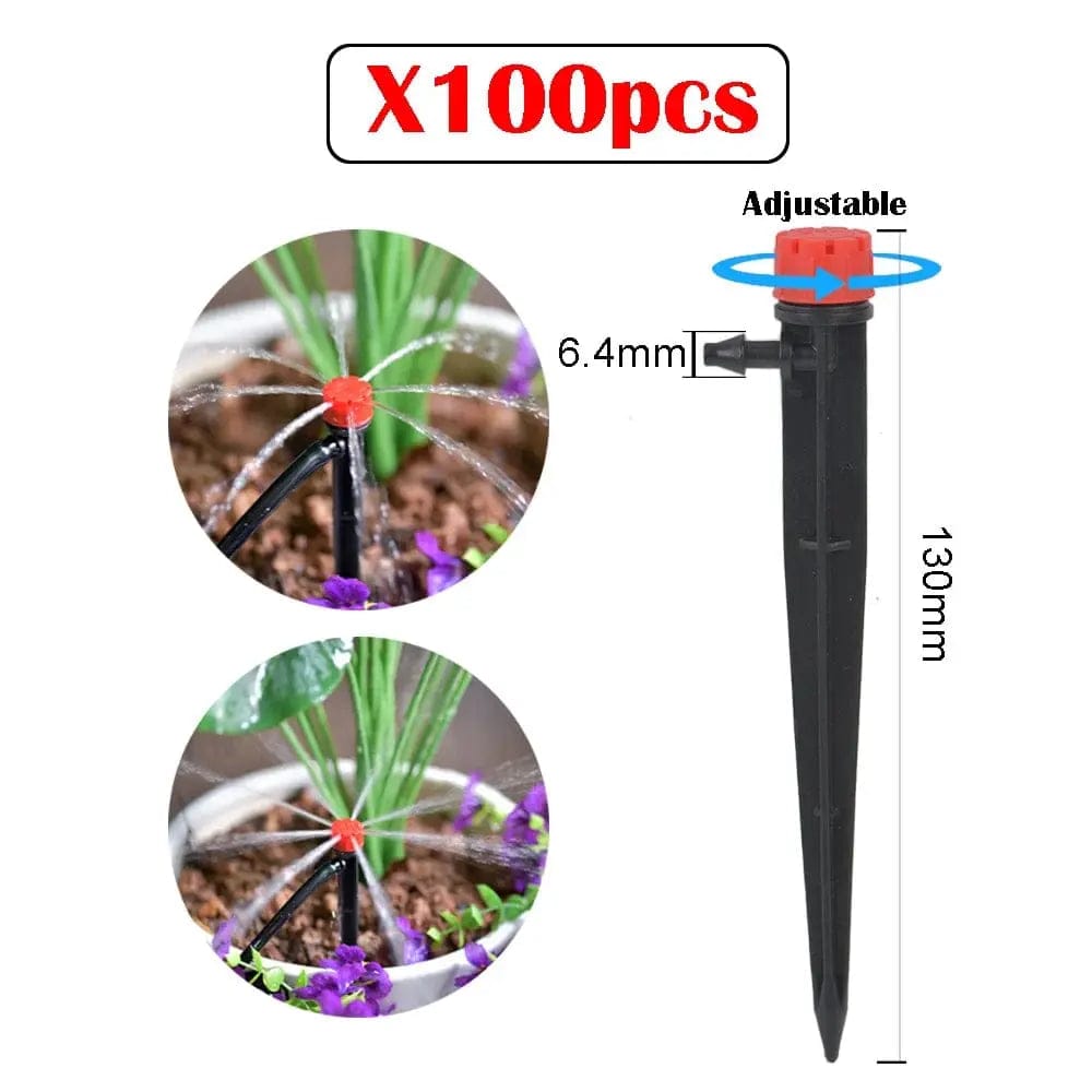 Essentialshouses U100Pcs Garden Automatic Watering Tool Set