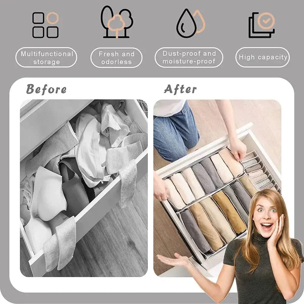 Essentialshouses 🧺Underwear & Bra Organizer Storage Box – Streamline Your Wardrobe with Elegance