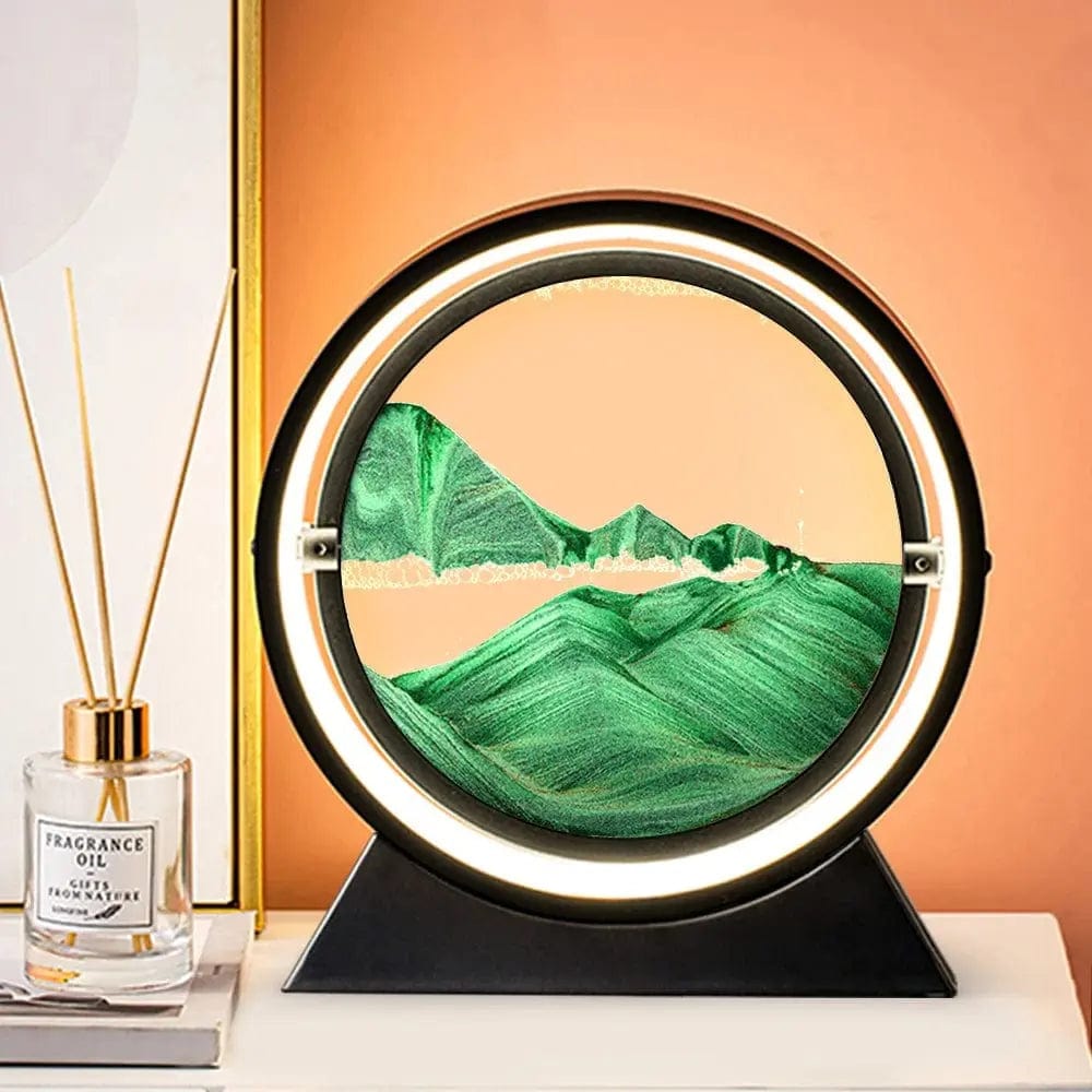 Essentialshouses USB Green / 12 inch 🌊Deep Sea Sand Art Frame – 7–12″ Kinetic Hourglass