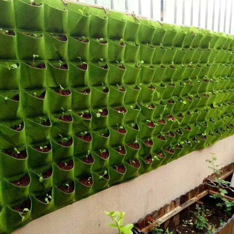 Essentialshouses Wall Hanging Pockets Planting Pot