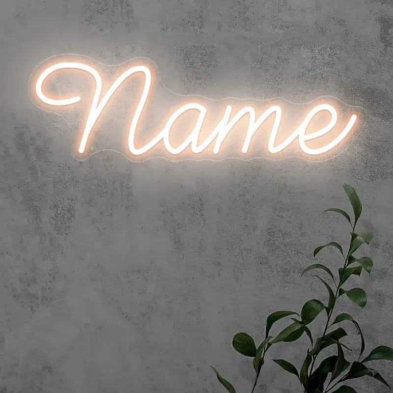 Essentialshouses Warm white / Only text / 1 line 55cm 10letter Custom Neon Sign Led Name Light for Kids Name Custom Signs Teenage Gift Led Neon Sign for Wall Decor Bedroom Decor Personalized