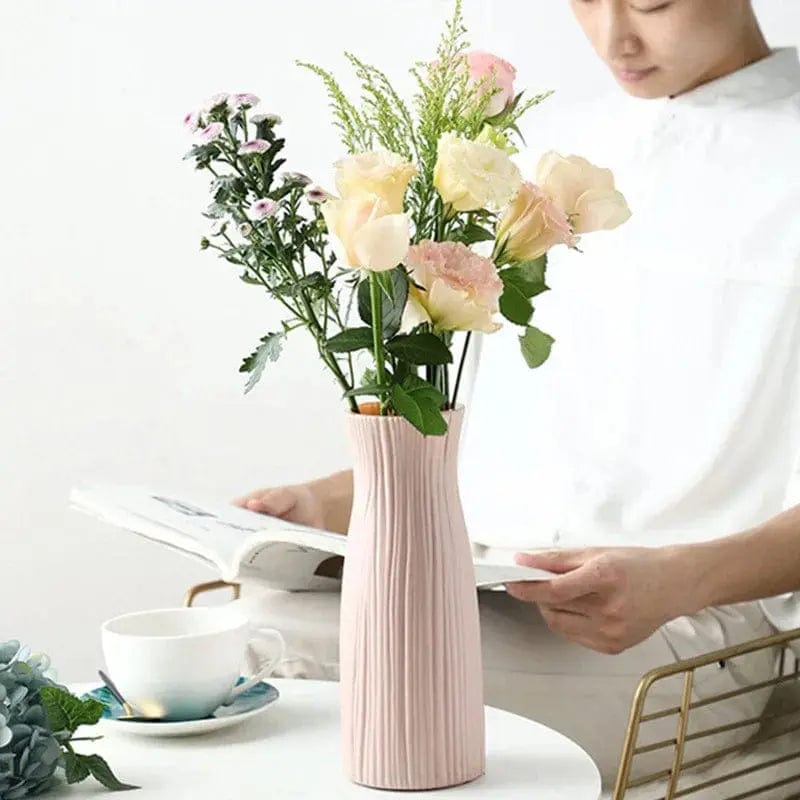 Essentialshouses Wedding Decorative Plants Vase Traditional Centerpiece Nature Plastic Modern Style