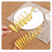 Essentialshouses Whirlwind Potato Spiral Cutter Potato Tower Making Machine Vegetable Slicer Creative Vegetable Tools Kitchen Accessories Gadgets