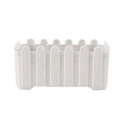 Essentialshouses WHITE / L Flower Pots Rectangular Planter Pot