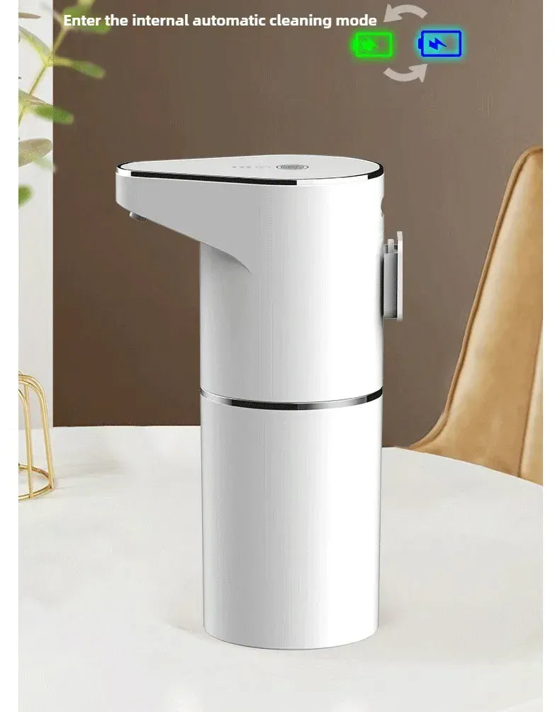 Essentialshouses white New Bathroom Automatic Sensing Soap Dispenser Type C Multiple Levels Contactless Electric Frother Charging Wall Mounted Vertical