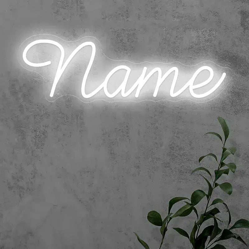 Essentialshouses WHITE / Only text / 1 line 50cm 9 letter Custom Neon Sign Led Name Light for Kids Name Custom Signs Teenage Gift Led Neon Sign for Wall Decor Bedroom Decor Personalized