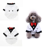 Essentialshouses White / S Cute Dog Tailcoat Suit