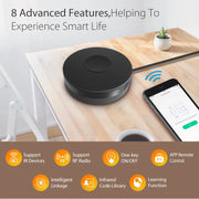 Essentialshouses WiFi IR Remote Control Smart Wireless Infrared Multifunction IR RF Remote Control Intelligent Voice Control WiFi Series