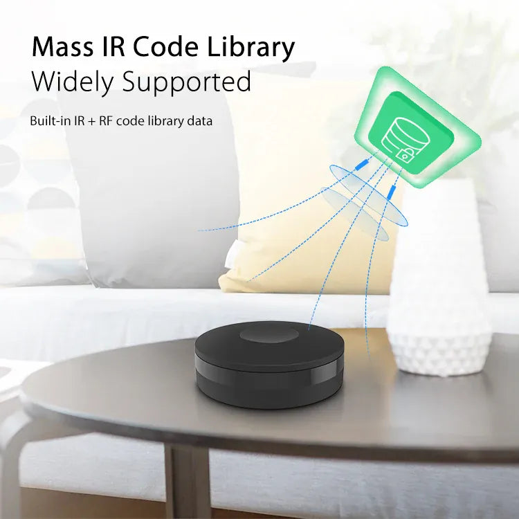 Essentialshouses WiFi IR Remote Control Smart Wireless Infrared Multifunction IR RF Remote Control Intelligent Voice Control WiFi Series