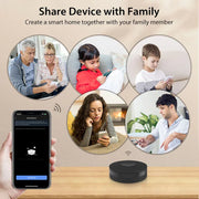 Essentialshouses WiFi IR Remote Control Smart Wireless Infrared Multifunction IR RF Remote Control Intelligent Voice Control WiFi Series