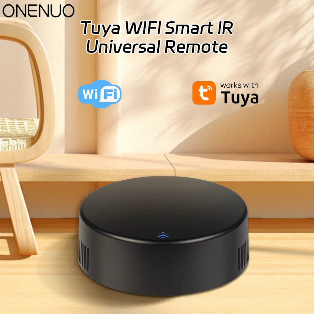 Essentialshouses WIFI Remote Control with Tuya APP Intelligent WIFI Universal Remote Control Support APP Controlling TV /Air Conditioner/Fan