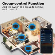 Essentialshouses WIFI Remote Control with Tuya APP Intelligent WIFI Universal Remote Control Support APP Controlling TV /Air Conditioner/Fan