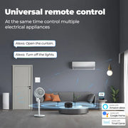 Essentialshouses WIFI Remote Control with Tuya APP Intelligent WIFI Universal Remote Control Support APP Controlling TV /Air Conditioner/Fan