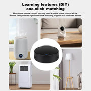 Essentialshouses WIFI Remote Control with Tuya APP Intelligent WIFI Universal Remote Control Support APP Controlling TV /Air Conditioner/Fan