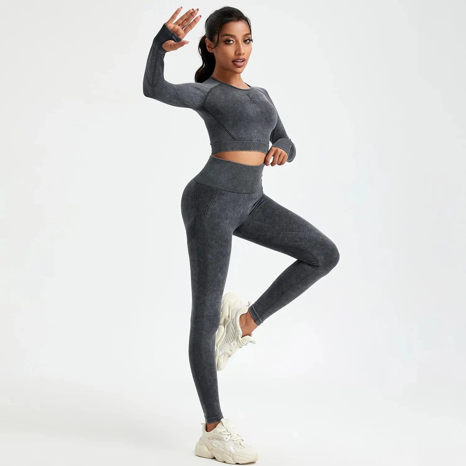 Woman Gym Casual Sport Pants Suit - Essentialshouses