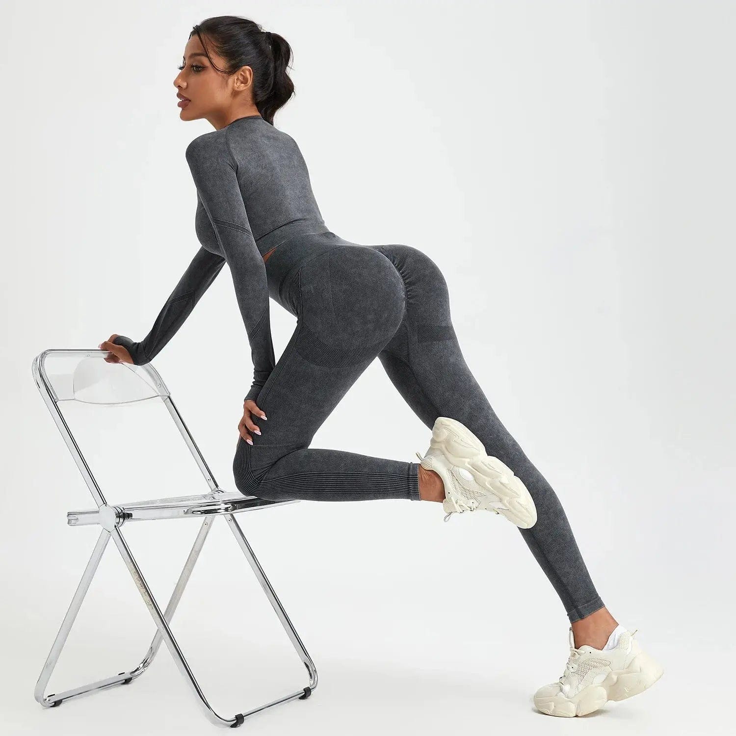 Woman Gym Casual Sport Pants Suit - Essentialshouses