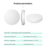 Essentialshouses Works with Tuya Zigbee Smart Wireless Scene Button Switch Remoter Multi-scene Linkage Support Alexa Goolge Home Voice Assitant