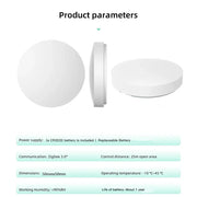 Essentialshouses Works with Tuya Zigbee Smart Wireless Scene Button Switch Remoter Multi-scene Linkage Support Alexa Goolge Home Voice Assitant