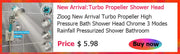Essentialshouses Zloog 3 Modes Adjustable Silver Black Shower Head High Pressure Handheld Showers Pressurized Bathroom Showerhead Set with Hose