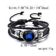 Essentialshouses Zodiac Sign Charm Luminous Bracelets