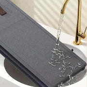 Foldable fabric drawer organizer with divided compartments