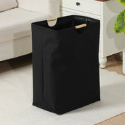 Black foldable laundry basket, 30 × 40 × 60 cm
