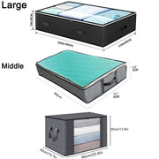 Large and medium under-bed storage bag dimensions