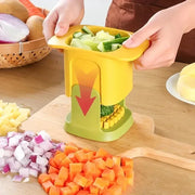 Essentials House Multifunctional Cucumber Potato Slicer Household Hand Pressure Onion Dicer Kitchen Tools Vegetable Chopper