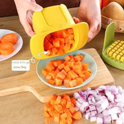 Essentials House Multifunctional Cucumber Potato Slicer Household Hand Pressure Onion Dicer Kitchen Tools Vegetable Chopper