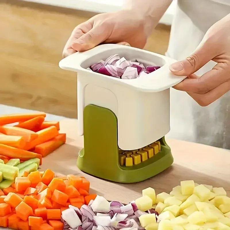 Essentials House Multifunctional Cucumber Potato Slicer Household Hand Pressure Onion Dicer Kitchen Tools Vegetable Chopper