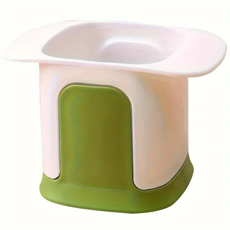 Essentials House White Multifunctional Cucumber Potato Slicer Household Hand Pressure Onion Dicer Kitchen Tools Vegetable