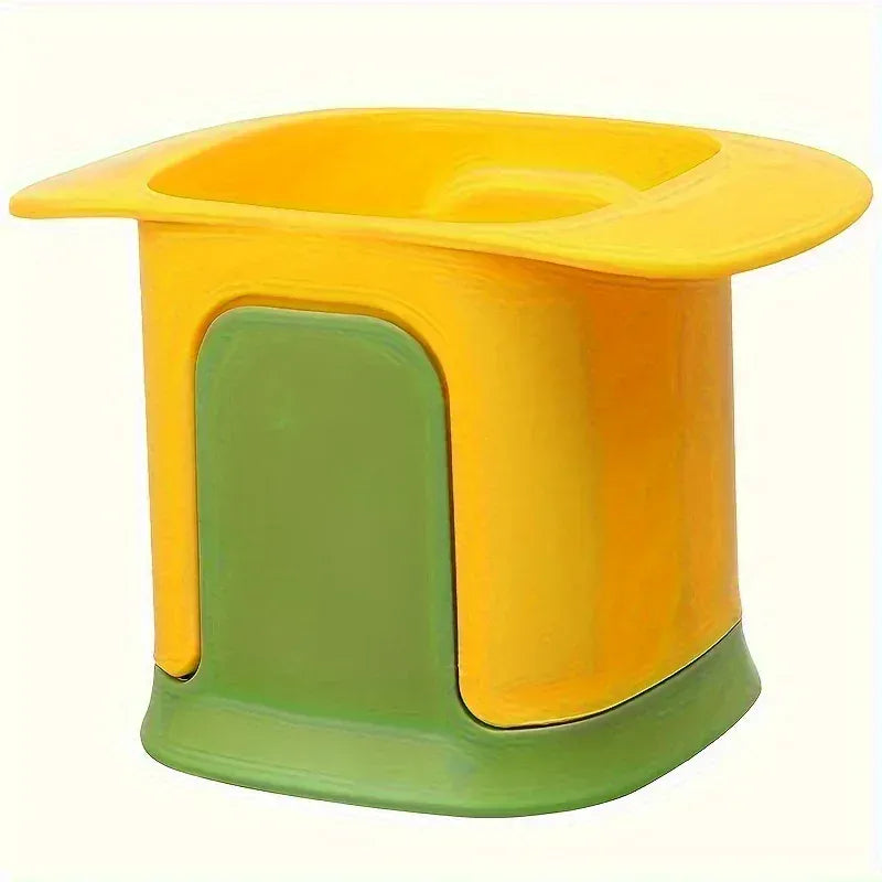 Essentials House YELLOW Multifunctional Cucumber Potato Slicer Household Hand Pressure Onion Dicer Kitchen Tools Vegetable