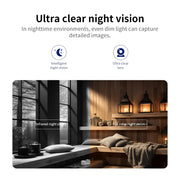 Indoor WiFi PTZ security camera in white