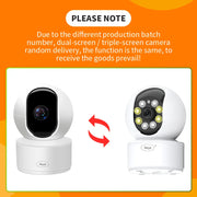 Indoor WiFi PTZ security camera in white