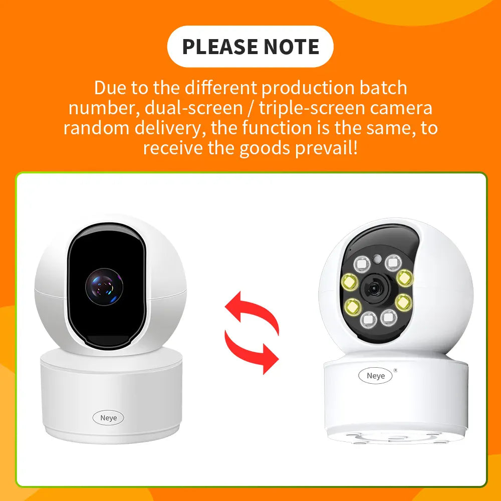 Indoor WiFi PTZ security camera in white