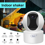 Indoor WiFi PTZ security camera in white