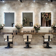 Essentials House LED Backlit Mirror Bathroom Vanity with Lights,Anti-Fog,Dimmable,CRI90+,Touch Button,Water