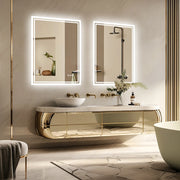 Essentials House LED Backlit Mirror Bathroom Vanity with Lights,Anti-Fog,Dimmable,CRI90+,Touch Button,Water