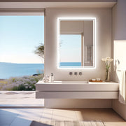 Essentials House 24x32 inch / GERMANY LED Backlit Mirror Bathroom Vanity with Lights,Anti-Fog,Dimmable,CRI90+,Touch
