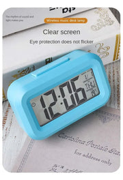 Essentials House Desk Decorations Table Clock Bedroom Decoration Led Digital Alarm Clock Data Times Calendar Electronic