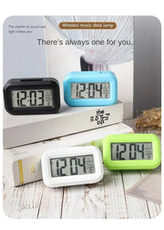 Essentials House Desk Decorations Table Clock Bedroom Decoration Led Digital Alarm Clock Data Times Calendar Electronic
