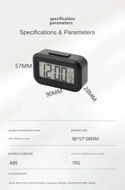 Essentials House Desk Decorations Table Clock Bedroom Decoration Led Digital Alarm Clock Data Times Calendar Electronic