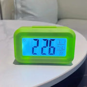 Essentials House green Desk Decorations Table Clock Bedroom Decoration Led Digital Alarm Clock Data Times Calendar Electronic