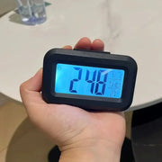 Essentials House black Desk Decorations Table Clock Bedroom Decoration Led Digital Alarm Clock Data Times Calendar Electronic
