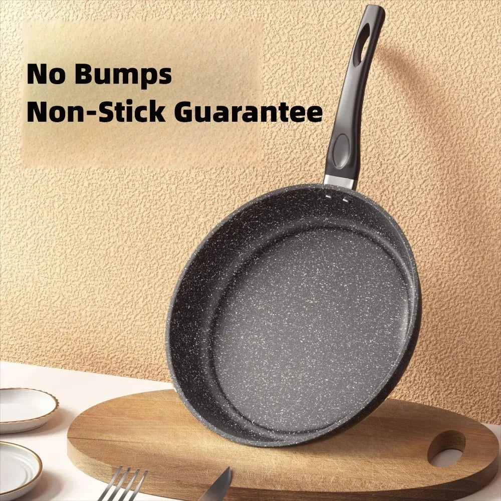 Maifan stone-style nonstick frying pan featuring a smooth speckled nonstick cooking surface