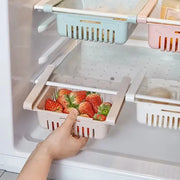Essentials House Fridge Organizer Storage Box Creative Multifunctional Refrigerator Drawer for Fruit Egg Food Plastic Storage