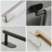 Alternate view of no-drill adhesive bathroom hardware accessory