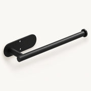Black wall-mounted paper roll holder