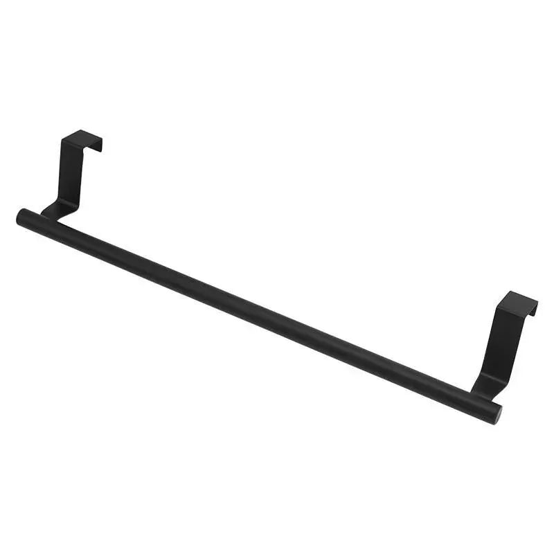 Alternate view of over-cabinet steel towel bar